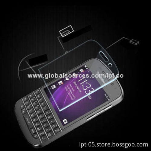 Wholesale 0.3mm 2.5D 9H Premium Real Tempered Glass Screen Protector Film for Blackberry Q10